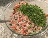 Foto del paso 6 de la receta: Tabuleh de arroz, quínoa y aceitunas