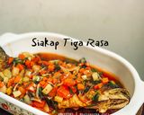 Gambar langkah 6 resipi Siakap Tiga Rasa Kutang Ketung.