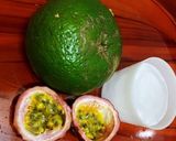 Hình bước làm 1 của món Sữa Cam Chanh Dây🍊