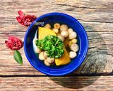 Hình bước làm 4 của món Canh Bí Đỏ Nấu Nấm Rơm
