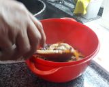Foto del paso 1 de la receta: Bife con salsa - no líquida - de berenjena ♡