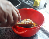 Foto del paso 1 de la receta: Bife con salsa - no líquida - de berenjena ♡