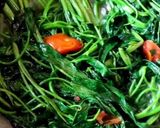 Foto langkah ke 4 dari resep Tumis Kangkung Cepat, Mudah, dan Enak.