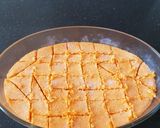 A picture of step 3 of Coconut desert.