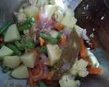 A picture of step 8 of Veg dum Biryani.