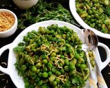 A picture of step 8 of Spicy Green Pea Ghugni.