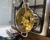 A picture of step 7 of Tuscan Soup.