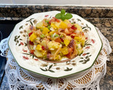 Foto del paso 7 de la receta: Ensalada campera con naranja y salmón ahumado