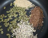 A picture of step 1 of Pumpkin seeds mukhvas.