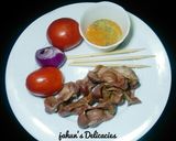 A picture of step 2 of Gizzard on a stick.