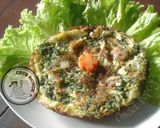 Foto langkah ke 9 dari resep Omelet Popeye.