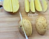 Foto del paso 2 de la receta Patatas Gajo al Horno con Salsa Brava y Alioli de Ajo Asado