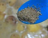 A picture of step 8 of Kaju vale aloo.