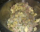 Foto del paso 4 de la receta: Pollo al horno con papas rellenas