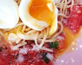 Une image de l'étape 5 de Spaghettis 🍝 œufs mollets Tomates pelées 🍅.
