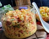 A picture of step 2 of Creamy Macaroni salad.