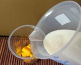 Foto langkah ke 3 dari resep Mamaci Fresh Milk With Mango & Boba.