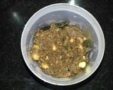 A picture of step 12 of Puliyogare / Puliyoadharai.