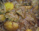 A picture of step 4 of Beef Biryani 😋.