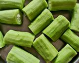 A picture of step 1 of Stuffed Snake Gourd.