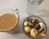 صورة لخطوة 1 من وصفة فطور الكورنفلكس المذاب في الكوفي بالبندق اكله سهله ولذيذه