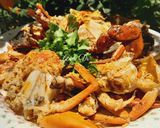 Hình bước làm 3 của món Cua xào tỏi