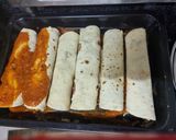 A picture of step 6 of Enchiladas (and Mexican Hot Sauce).