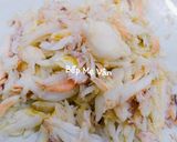 Hình bước làm 1 của món Súp ghẹ tôm tóc tiên