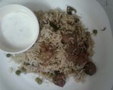 A picture of step 5 of Soya chunks pulao (nutri nuggets).