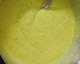 A picture of step 2 of Green peas chilla.