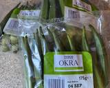 Achari bhindi okra recipe step 2 photo