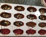 A picture of step 4 of Chocolates in jem and nuts.