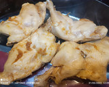 Foto del paso 7 de la receta: Milhojas de patatas con pollo 🐓 al horno y vino en reducción de su propio jugo