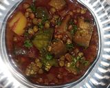तुरीचे दाणे घालून वांगे बटाट्याची भाजी (toori ghalun vange batatayachi bhaji recipe in marathi) रेसिपी स्टेप 3 फोटो