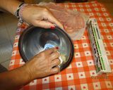 Foto del passaggio 2 della ricetta Timballo di riso al prosciutto cotto e funghi