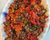 Foto langkah ke 5 dari resep Dendeng balado basah dengan sambal daun jeruk.
