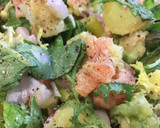 Foto del paso 4 de la receta: Ensalada templada con patatas a la hierbabuena