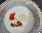 A picture of step 2 of Vegetable raita.