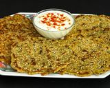 A picture of step 16 of Jowar Lauki (Bottlegourd) Thalipith.