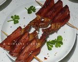 Foto langkah ke 5 dari resep Smoked Beef Roll Enoki BBQ.