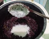 Foto langkah ke 3 dari resep Bubur Ketan Hitam Rice Cooker.