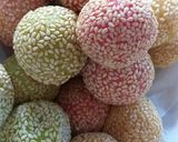 Foto langkah ke 8 dari resep Onde onde isi kacang hijau.