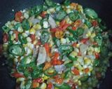 Foto langkah ke 3 dari resep Tumis Japu Jagung Pipil.