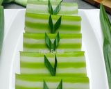 Foto langkah ke 8 dari resep Lapis Tepung Beras Pandan.