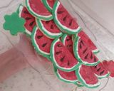 عکس مرحله 10 از دستور شیرینی هندونه ای مخصوص یلدا🍉😋