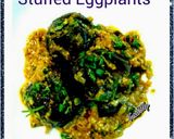 A picture of step 1 of Stuffed Brinjal or Bharwa Baigan or Stuffed Eggplant.