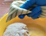 Gambar langkah 5 resipi Ketupat Palas Kelantan.
