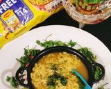 A picture of step 1 of Maggie soup 🍲 Maggie masala soup 🍲🍲😋😘😘.