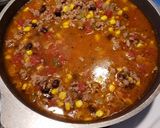 A picture of step 3 of Keto THM Queso Taco Soup.