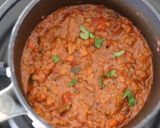 A picture of step 3 of Vegan ragu with lentils sauce base 🌿.
